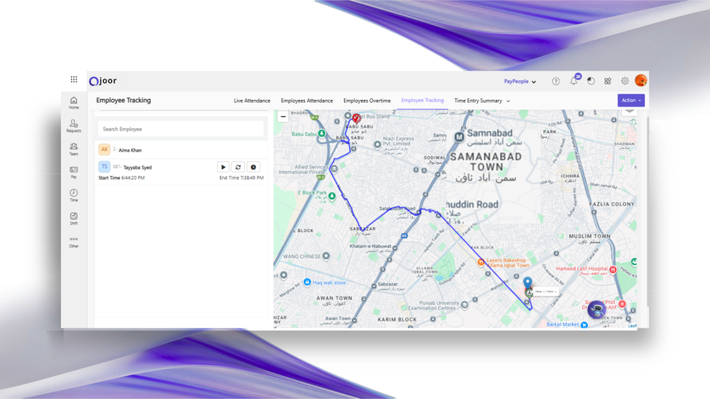 Comprehensive Live Tracking Dashboard