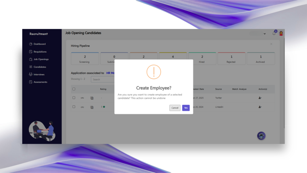 Conversion into Employees