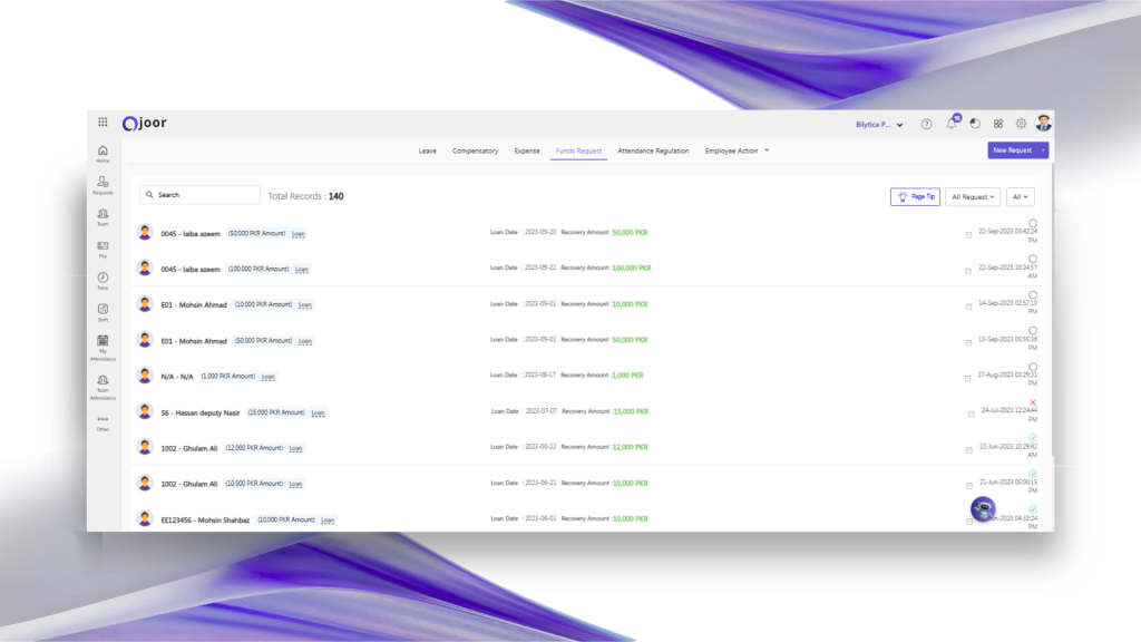 Loan Requests & Approvals