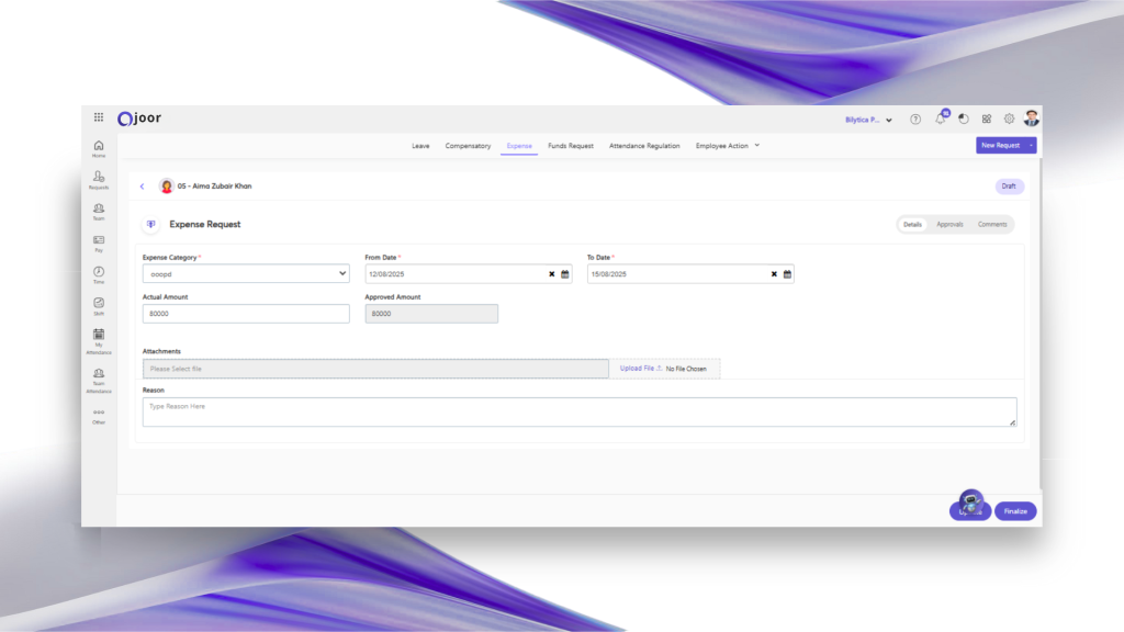 Track Reimbursements and Upload