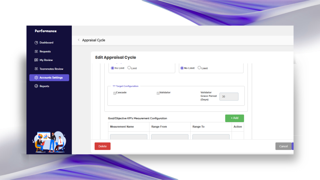 Cascaded Goals Ensure Organization-Wide Visibility