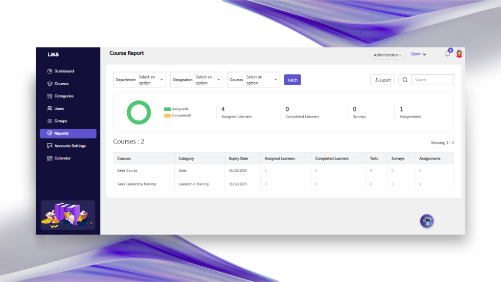 Progress Tracking & Completion Reports