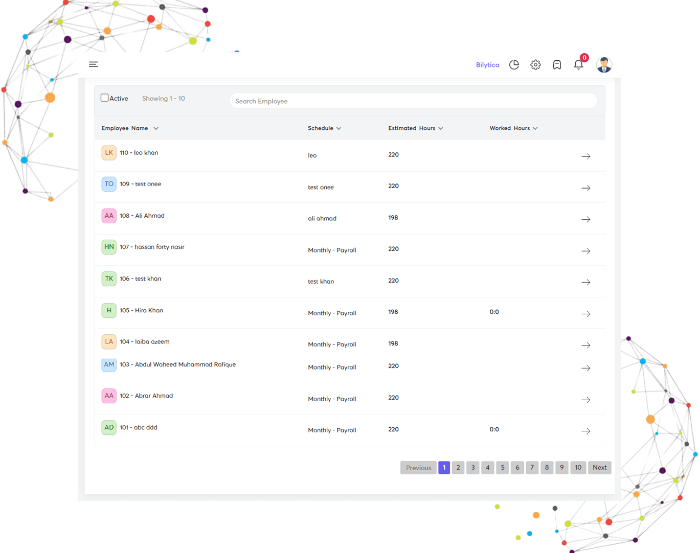 Timesheet software in Saudi Arabia - Lahore Karachi Islamabad