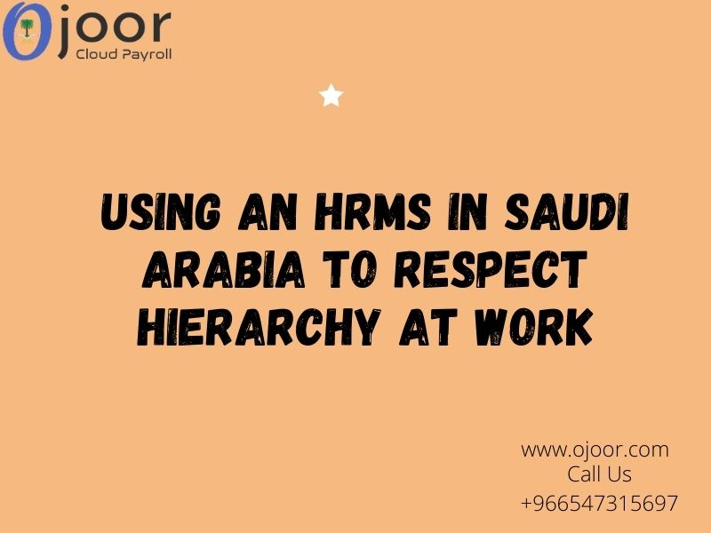 Using an HRMS in Saudi Arabia to Respect Hierarchy at Work