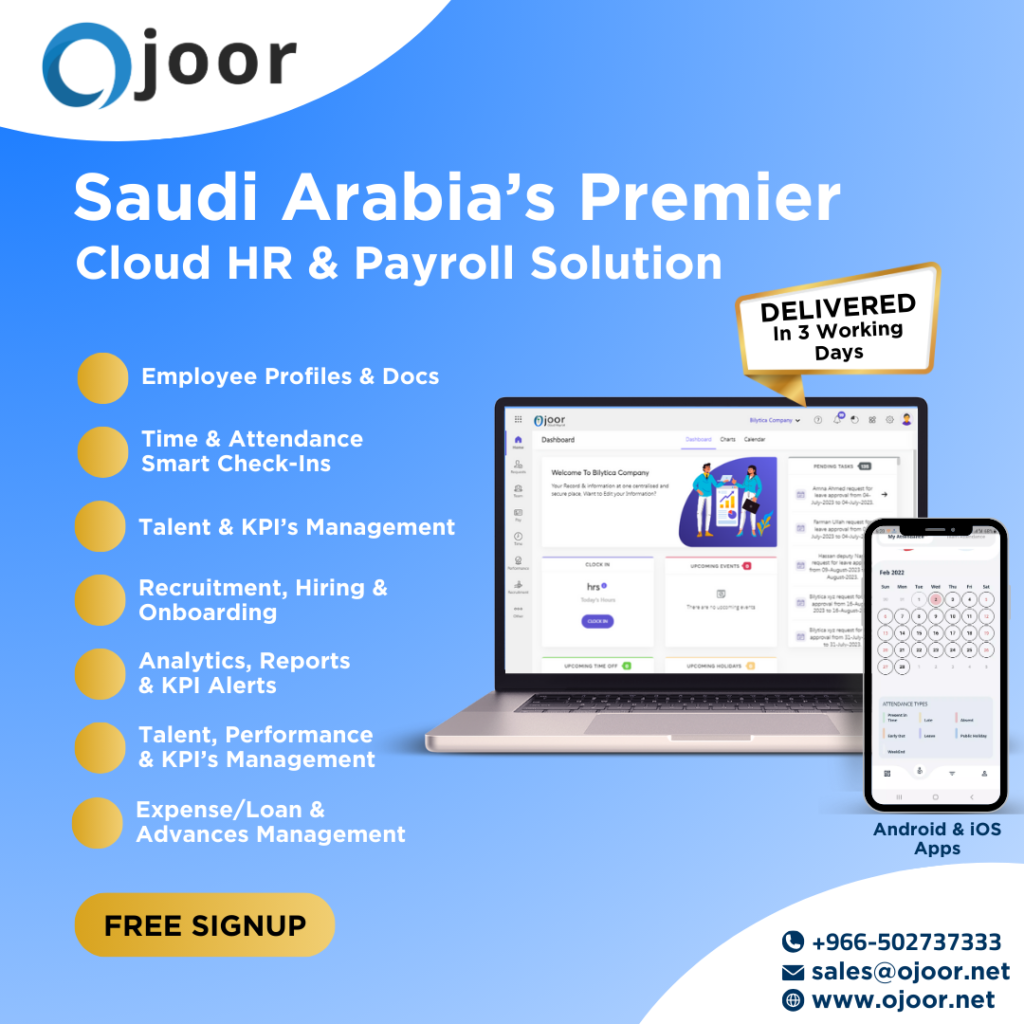 Mobile capabilities offered by Employee Management Software in Saudi Arabia